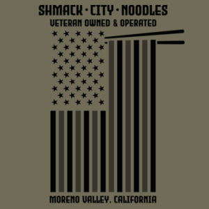 FLAG NOODLES - PREMIUM MEN'S/UNISEX T-SHIRT - OD GREEN - B7V8WA Design