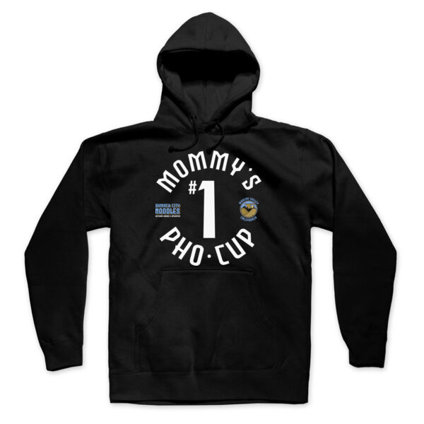 MOMMY'S #1 PHO CUP - PREMIUM MEN'S/UNISEX PULLOVER HOODIE - BLACK - ETQRPU Thumbnail