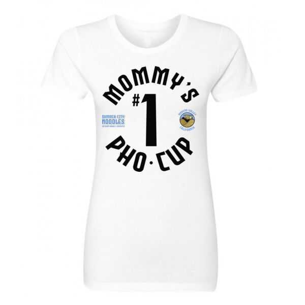 MOMMY'S #1 PHO CUP - PREMIUM MEN'S/UNISEX T-SHIRT - WHITE - 7J4G5Q  Thumbnail