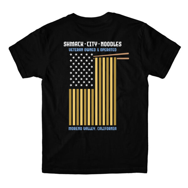 FLAG NOODLES - PREMIUM MEN'S/UNISEX T-SHIRT - BLACK - 5JVX7B Thumbnail